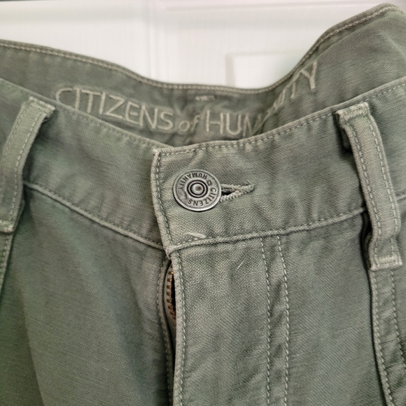 Citizens Of Humanity, Green Cargo Pants, SIZE 27 - Picture 4 of 11